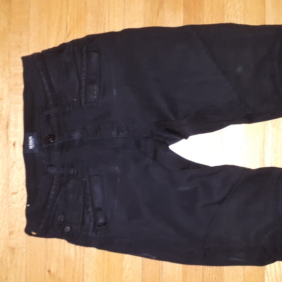 Hudson Jeans sz 27 Moto Style Black - Picture 1 of 8